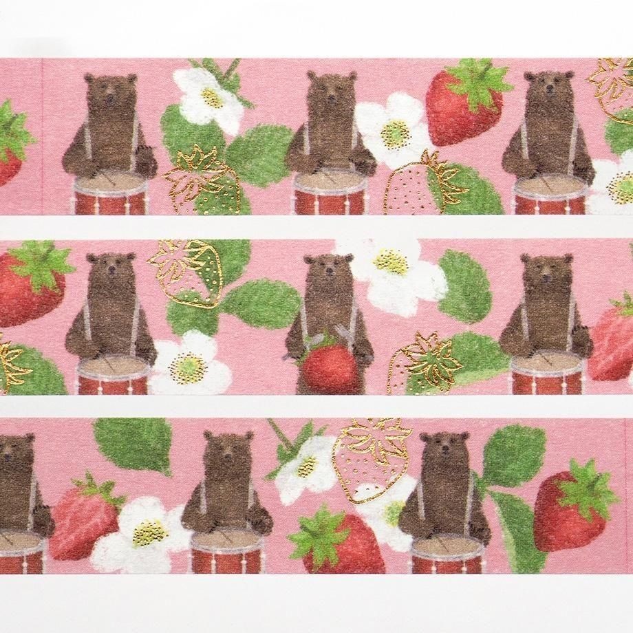 甜蜜節拍 日下明 箔押和紙膠帶｜日本表現社