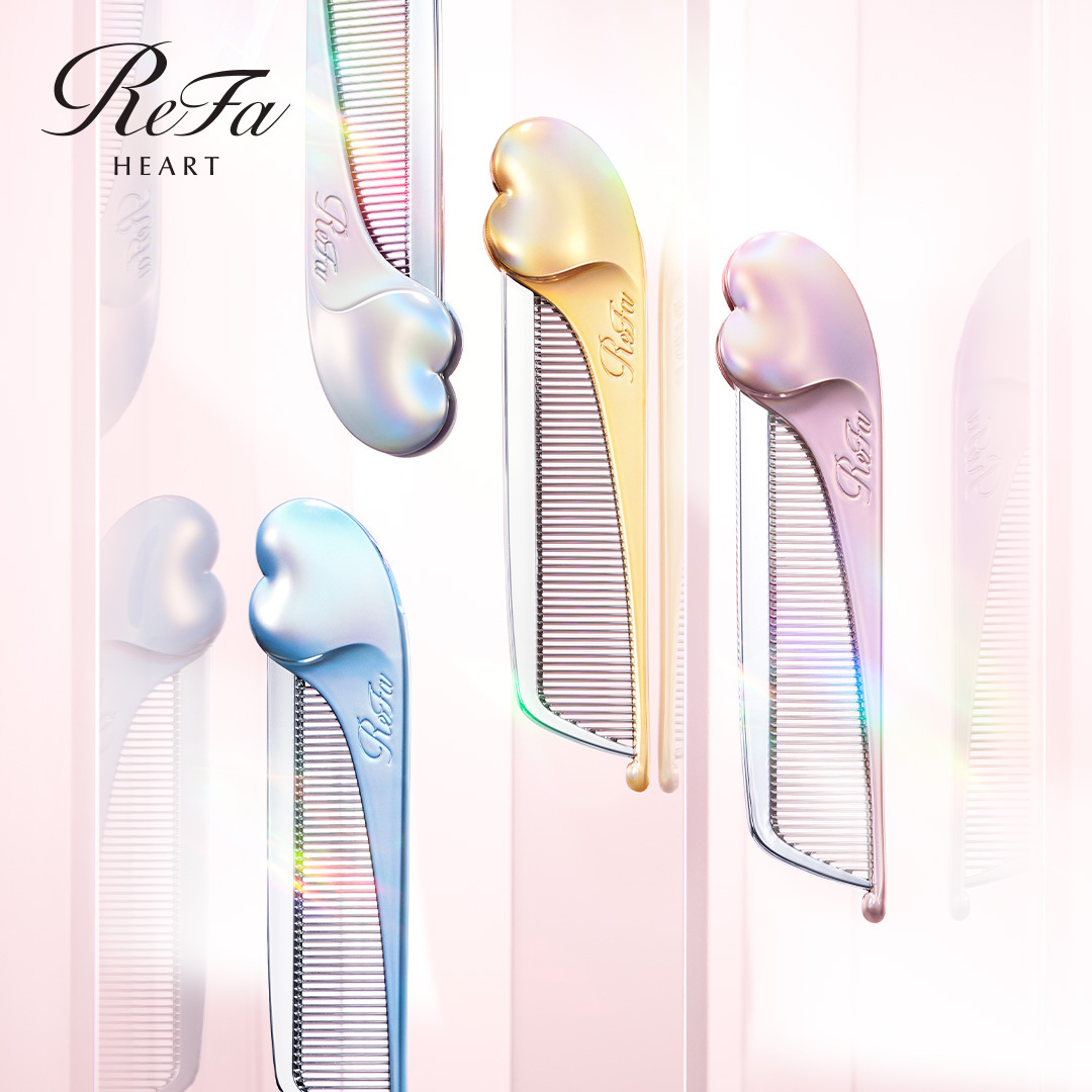 REFA Heart Comb Aira 幻彩極光折疊髮梳