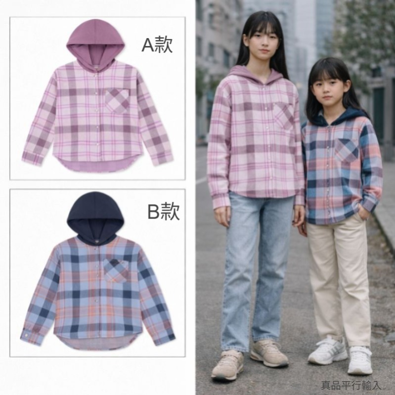 【預購】LEVIS H010259 女童連帽襯衫