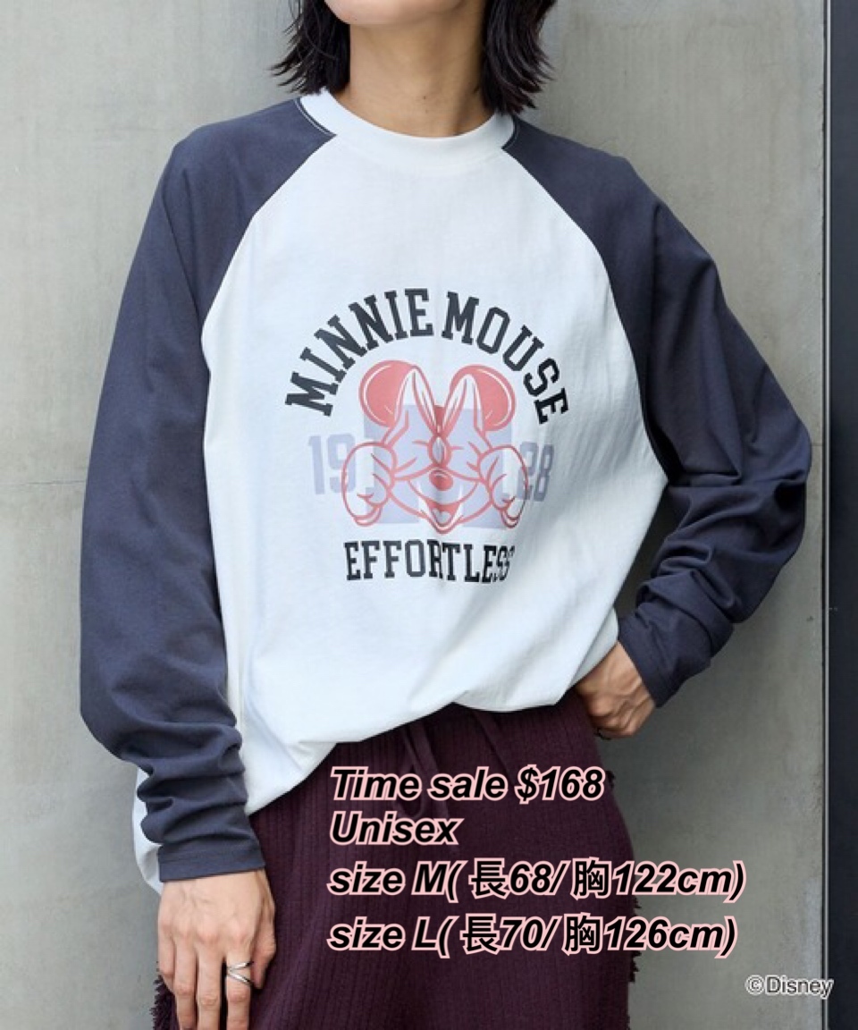 260103 Time sale Minnie  長袖Tee / 多色