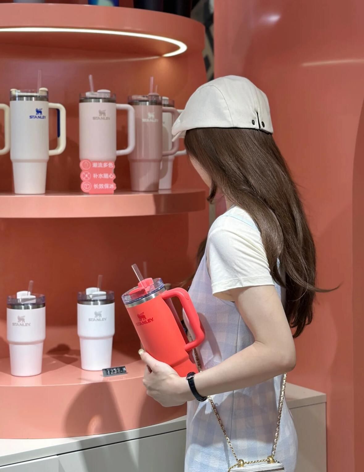 【預購】Stanley Quencher H2.0 Flowstate H010202 水杯30oz（珊瑚橙）