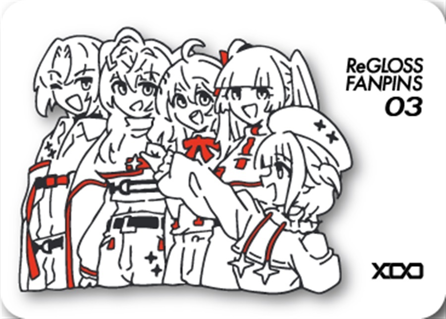C107「同人代購」[Melonbooks代購」ReGLOSS 二次創作ピンズ [デイブレイク衣装]