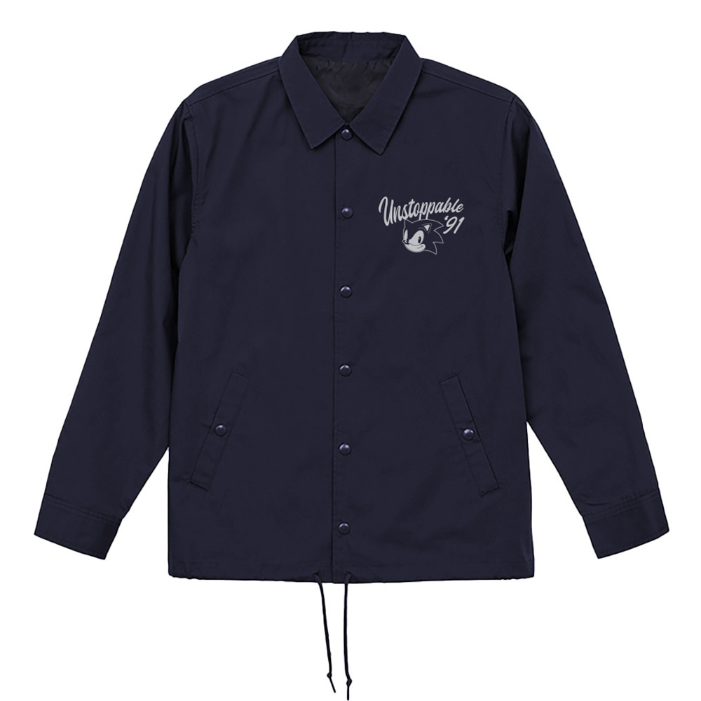 Cospa 011226 クラシックソニック T/Cコーチジャケット [ソニック・ザ・ヘッジホッグ] NAVY