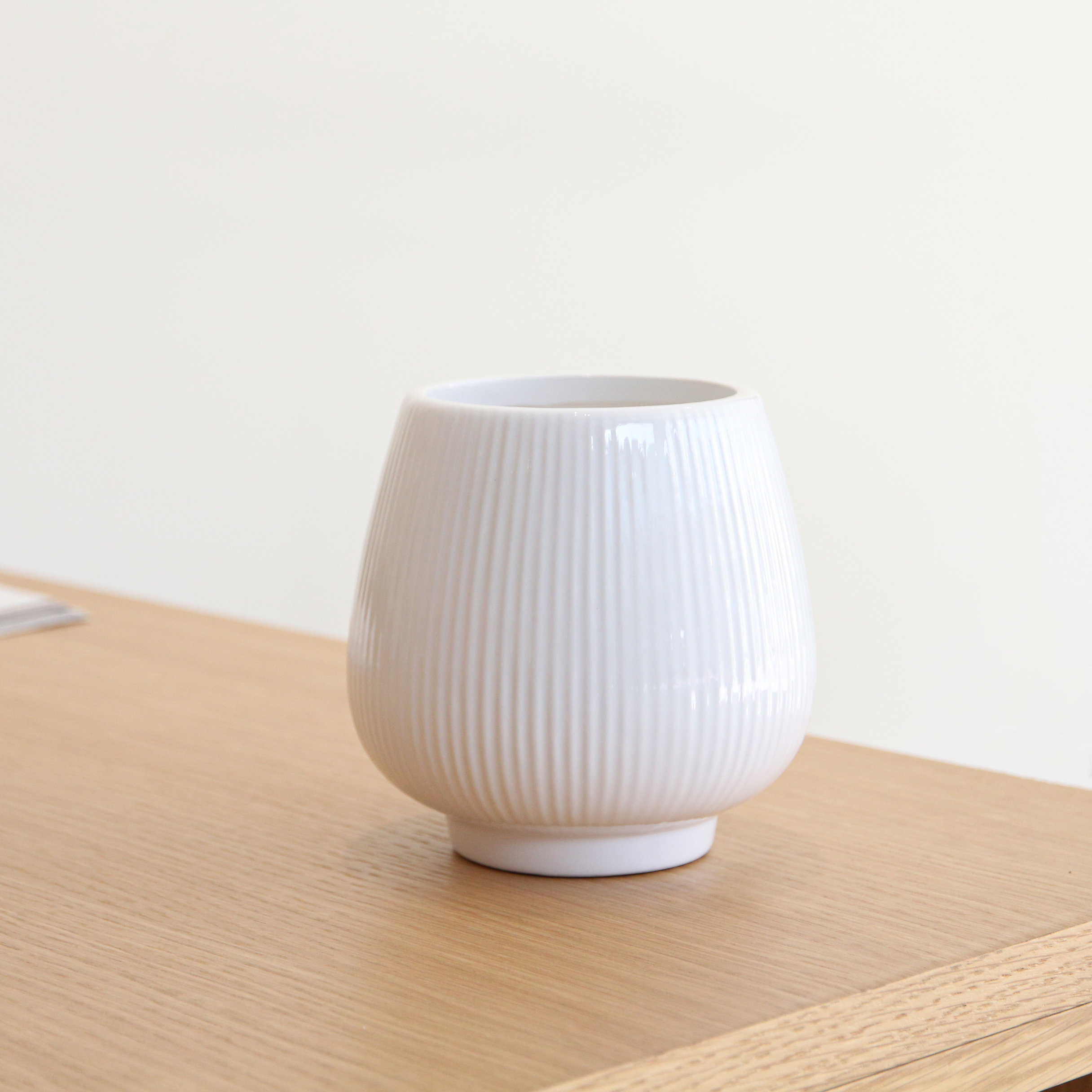 陶瓷花器 胖胖杯 小 2色