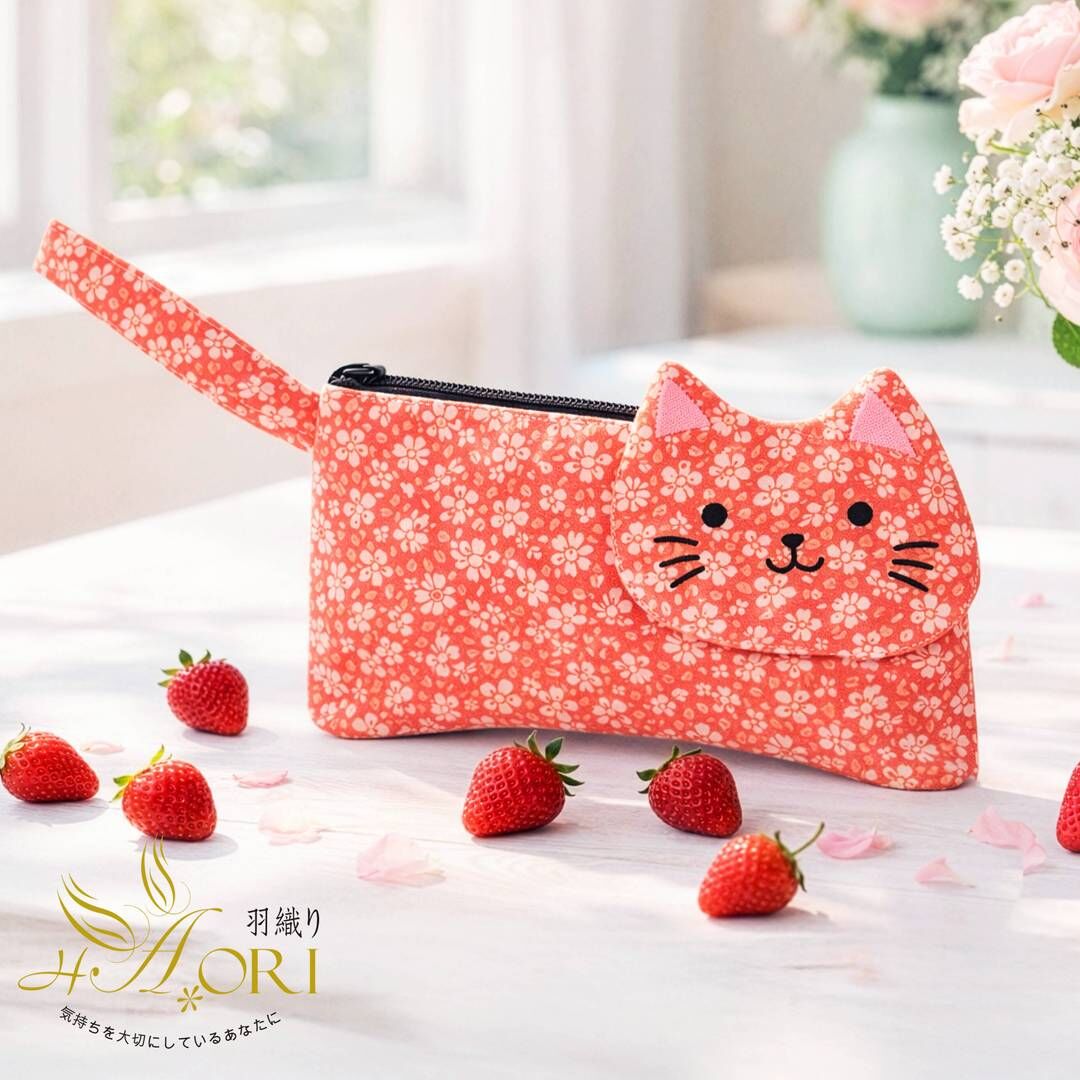 販售原尺寸【紙型】(貓咪雙層收納袋)