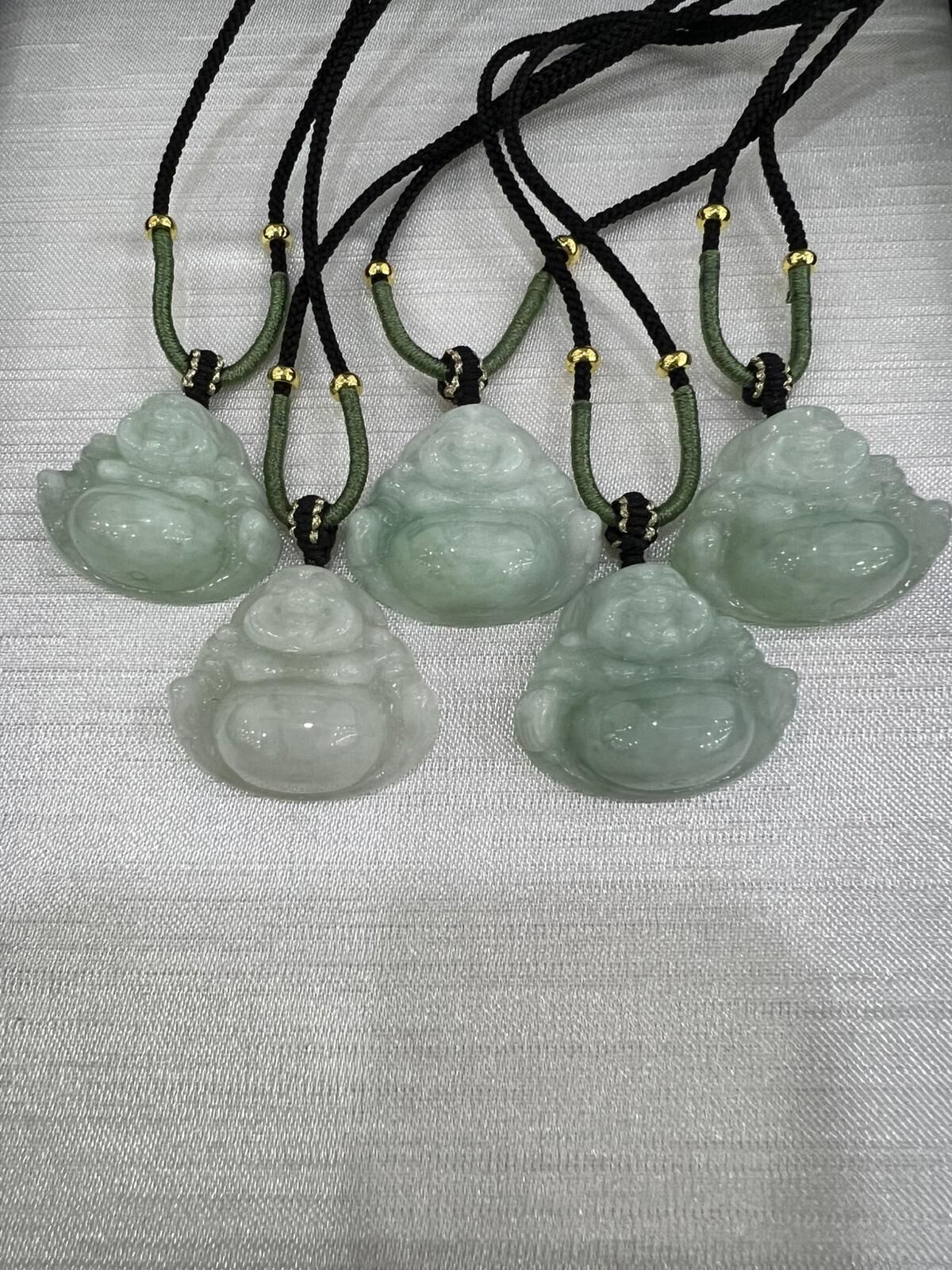 【直播】LL010409 綠底佛公吊墜