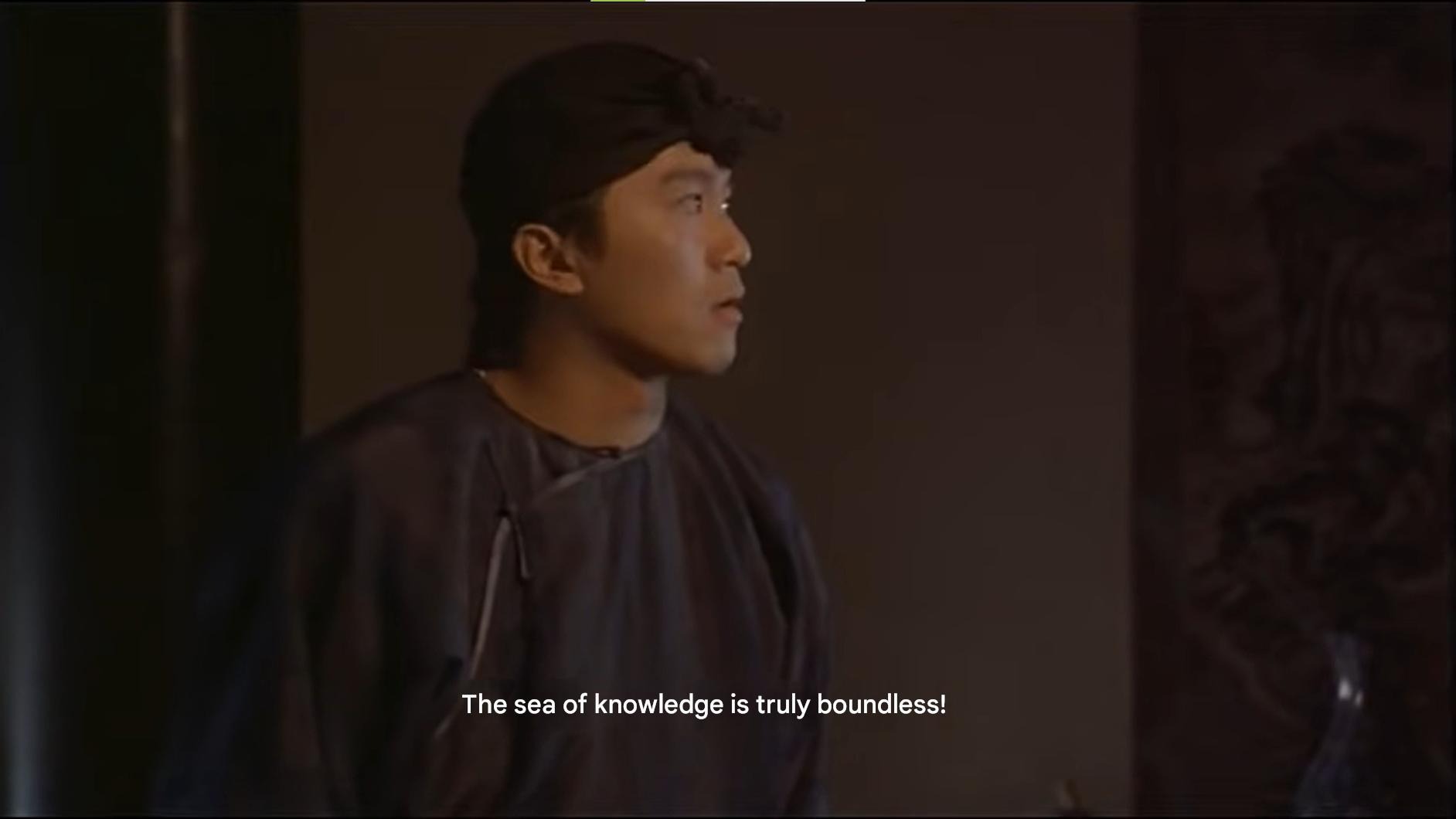 Stephen Chow exclaiming about endless learning upon hearing Ballet Dancer position name