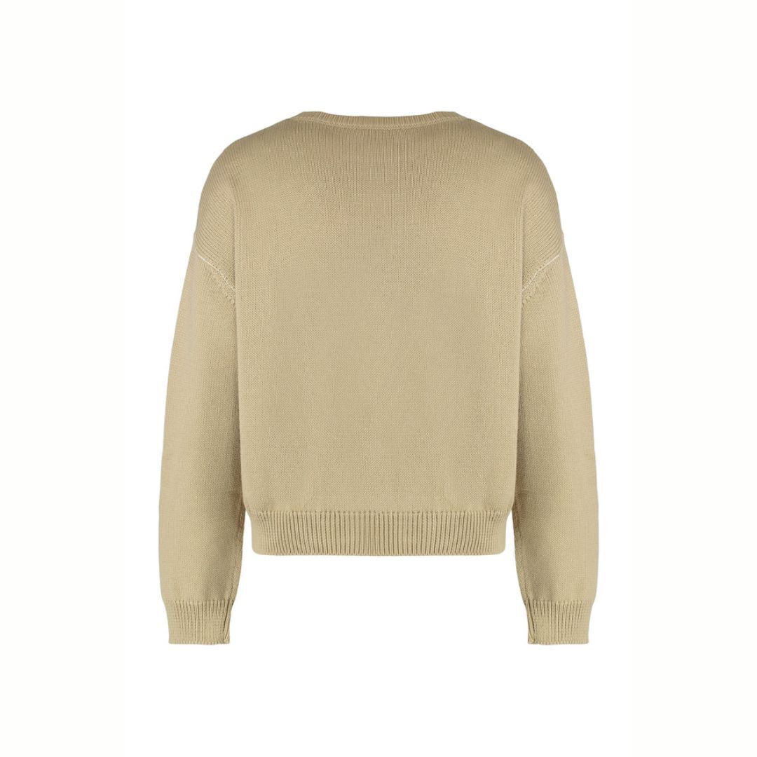 1FF0101-169 [A.P.C.] Crew Neck Sweater Beige (SS26) #WOASL-M23009_AAE (C-EU-E)