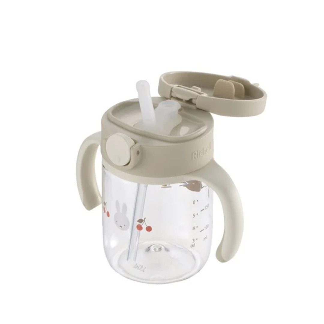 richell miffy 飲管水杯 200ml