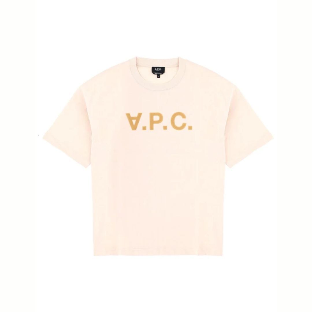 1FF0101-172 [A.P.C.] T-Shirt Ample Manches Courtes VPC Ecru (SS26) #COHLR-M26385_AAD (C-EU-E)
