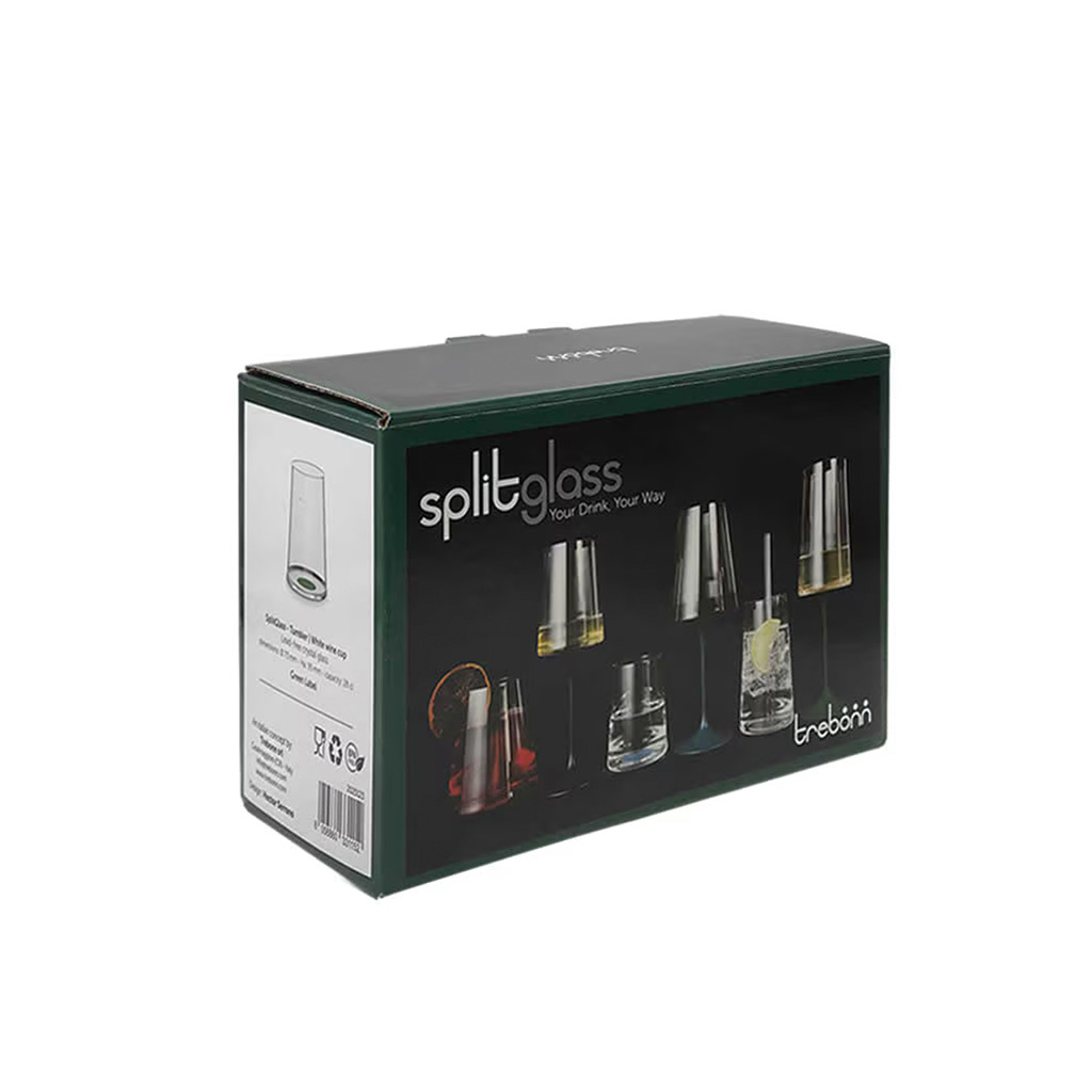 trebonn SplitGlass 組合式白酒酒杯/綠（不含梗）