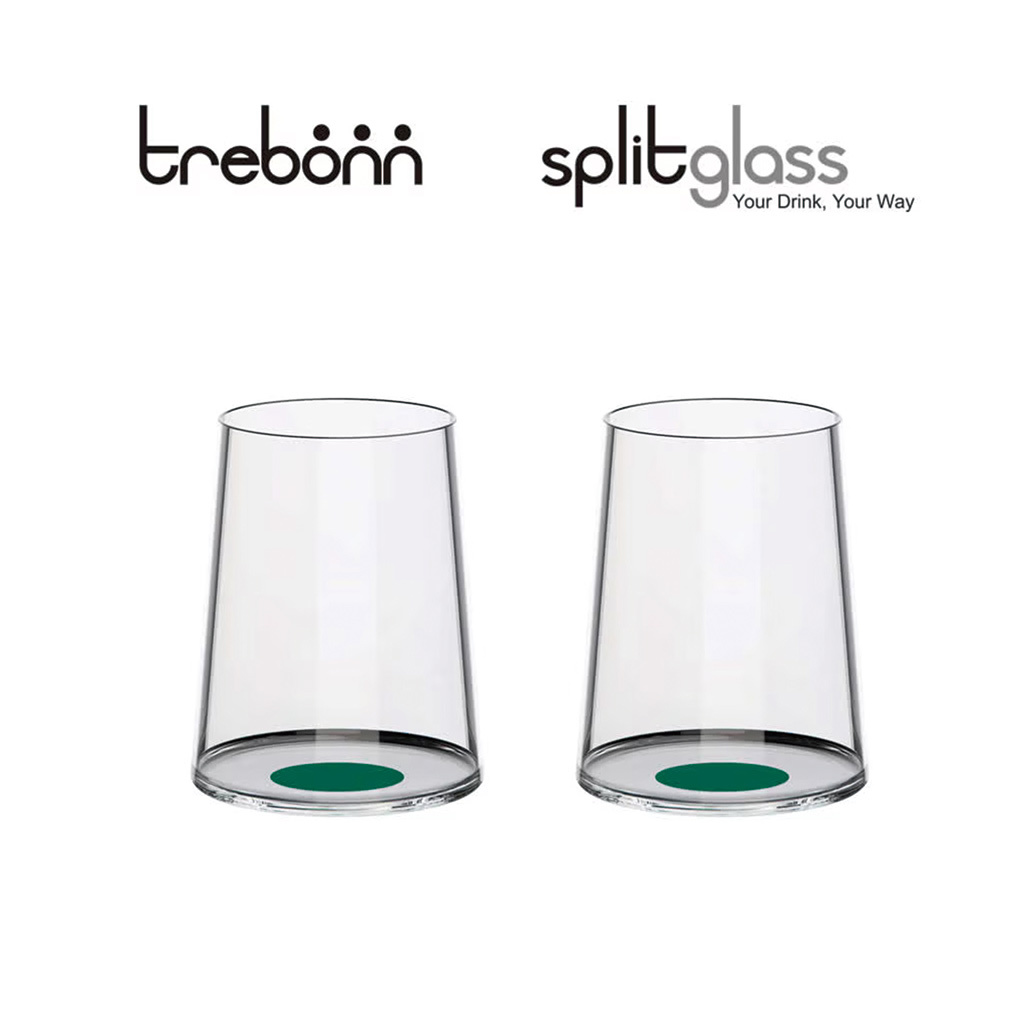 trebonn SplitGlass 組合式白酒酒杯/綠（不含梗）