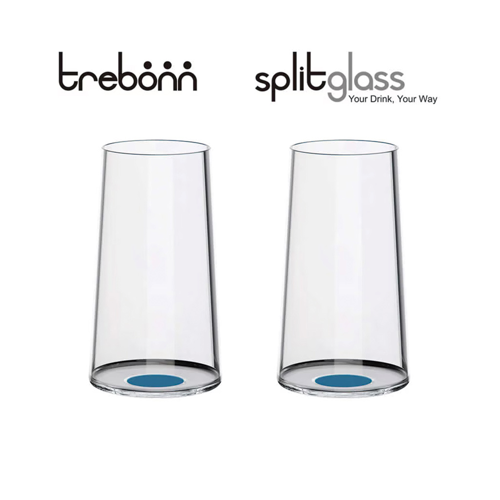 trebonn SplitGlass 組合式氣泡酒杯/藍（不含梗）
