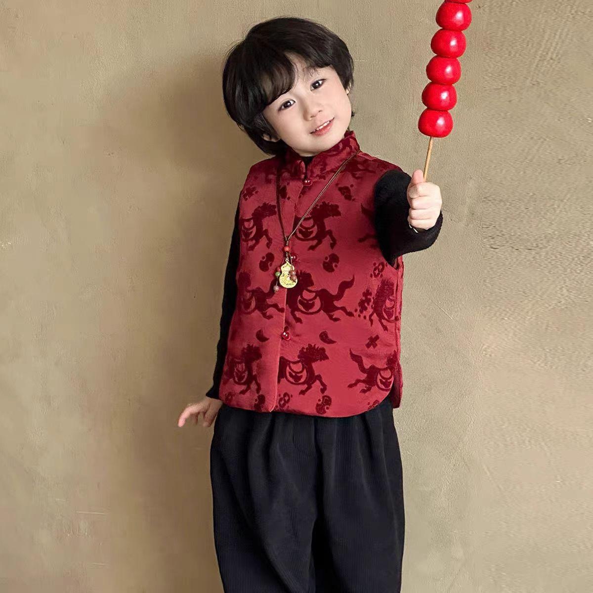 馬年行大運鋪棉背心