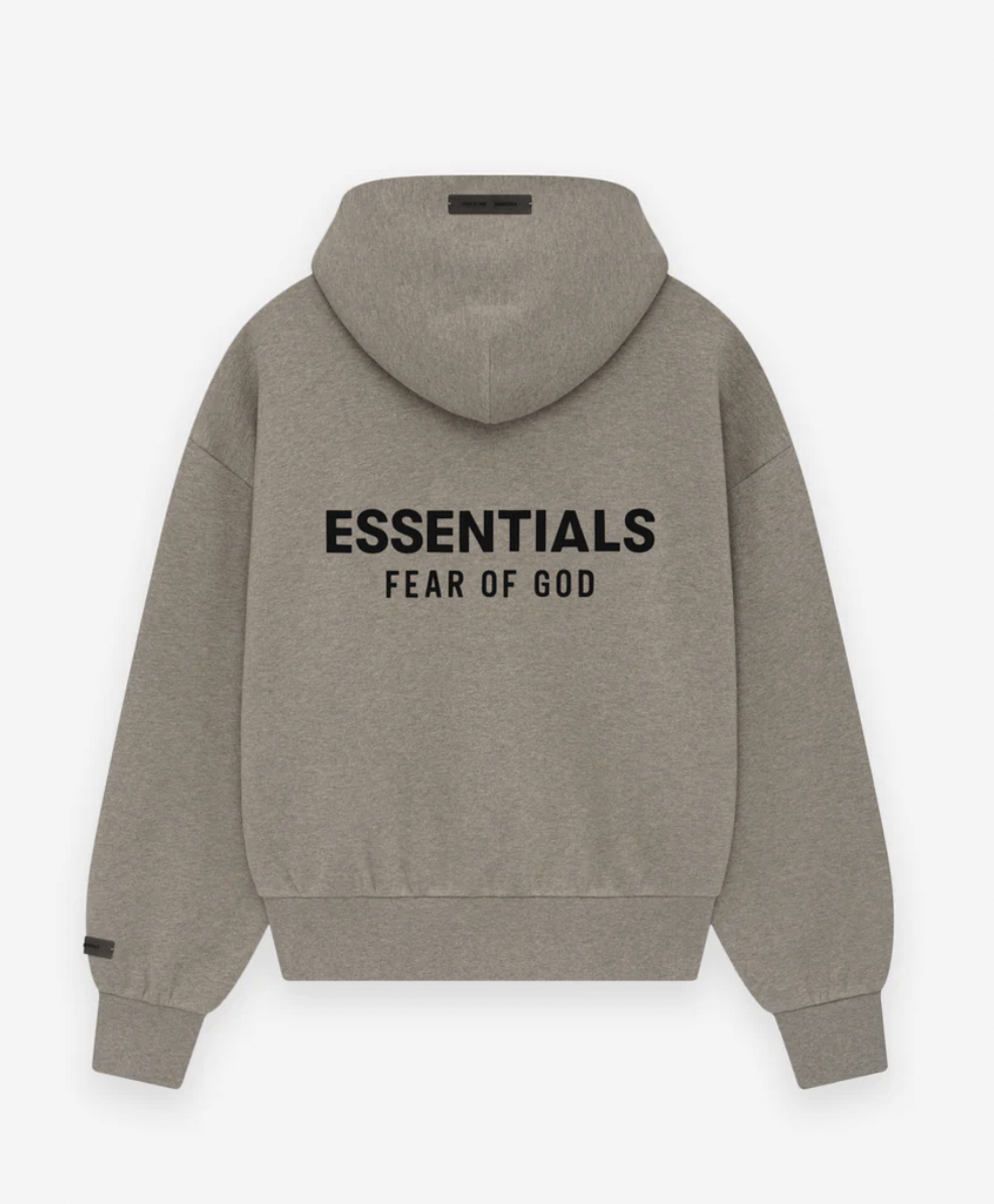 [現貨] Fear Of God Essentials Classic Full Zip-Up Hoodie | Homestead Heather