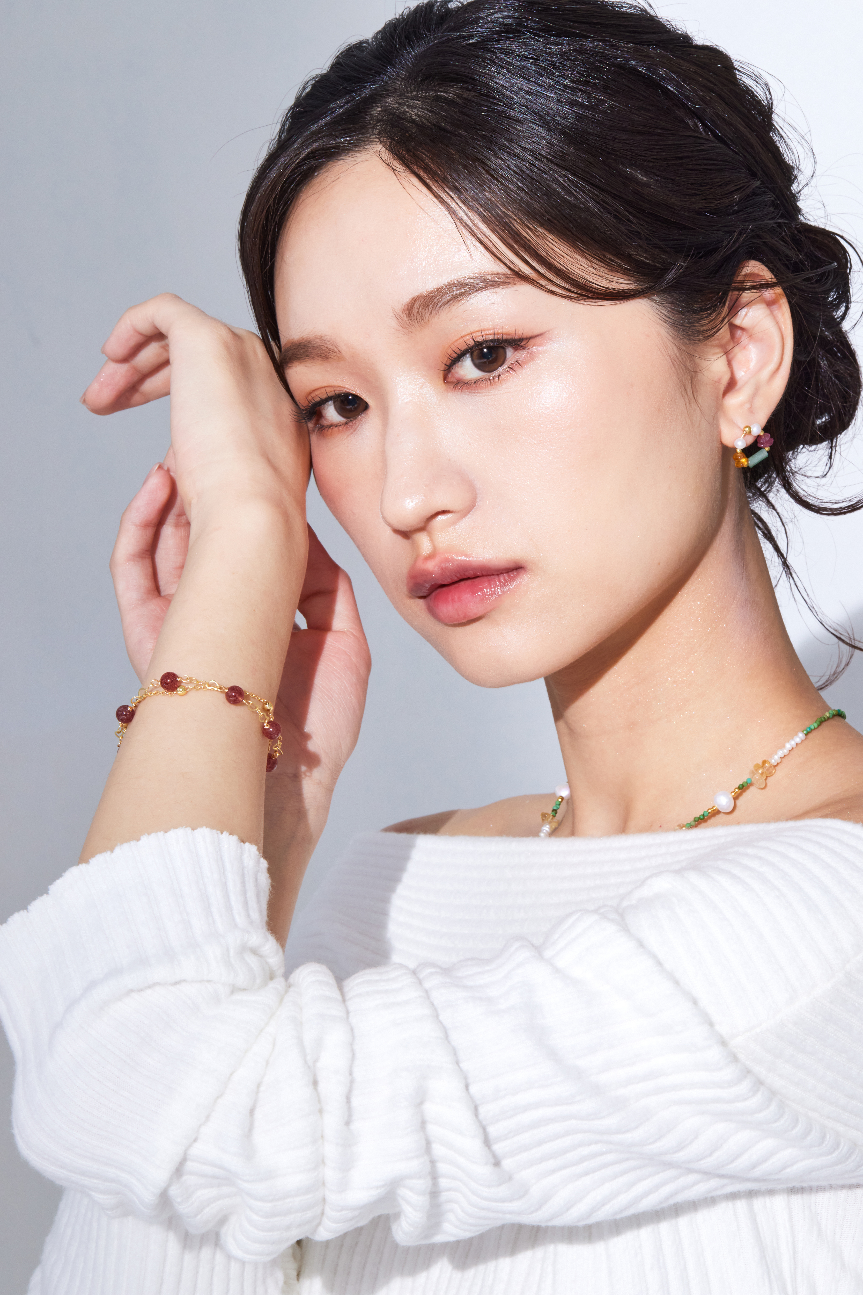 B650 | 14kgf雙鍊草莓晶手鍊