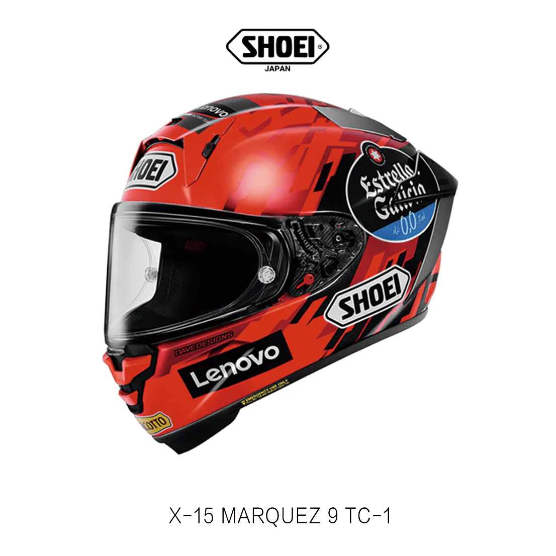 X-FIFTEEN (X-15) MARQUEZ9 TC-1 全罩安全帽