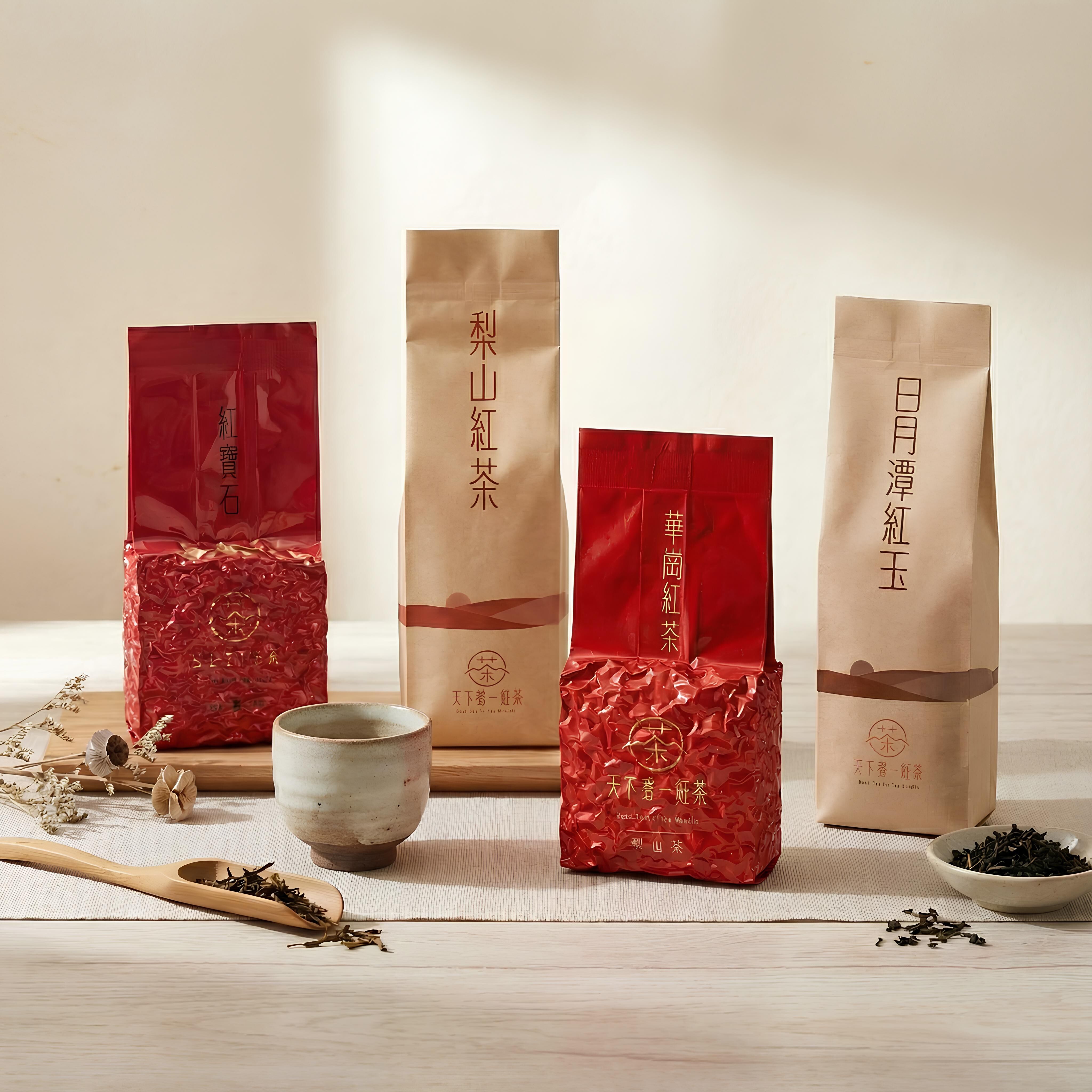 紅茶嚐鮮組-450g｜福壽山×華崗×梨山×紅玉【十二兩】