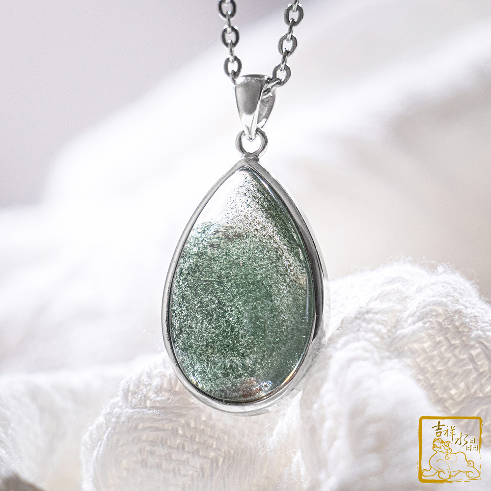 綠幽靈水滴墜 6g 事業正財