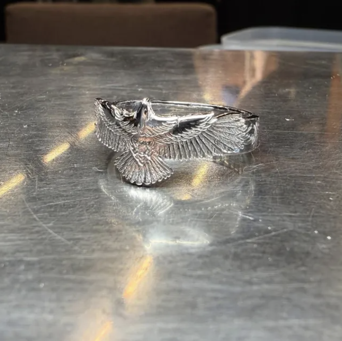 Eg-05 5mm山水唐草戒