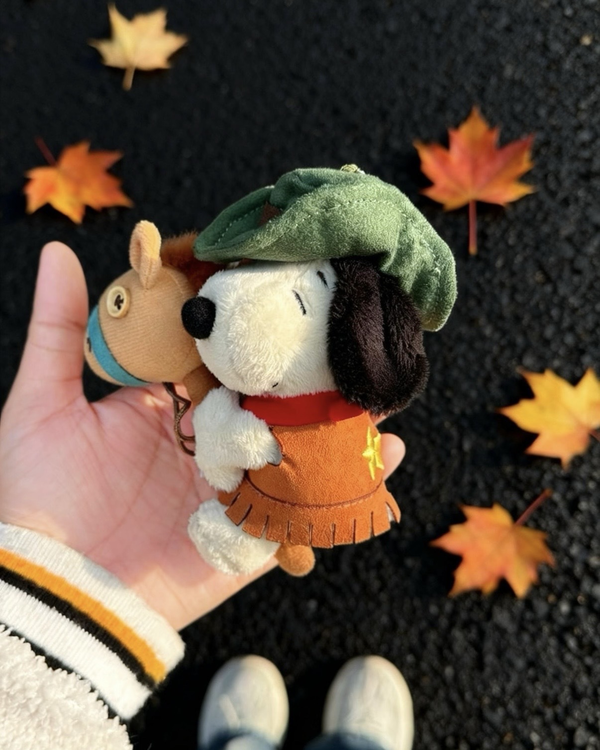 SNOOPY 史努比 馬年限定 牛仔 騎馬 歐拉夫 OLAF 吊飾 鑰匙圈 / 預購