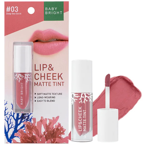 泰國人氣彩妝 Baby Bright Lip & Cheek Matte Tint 霧面胭脂唇頰兩用