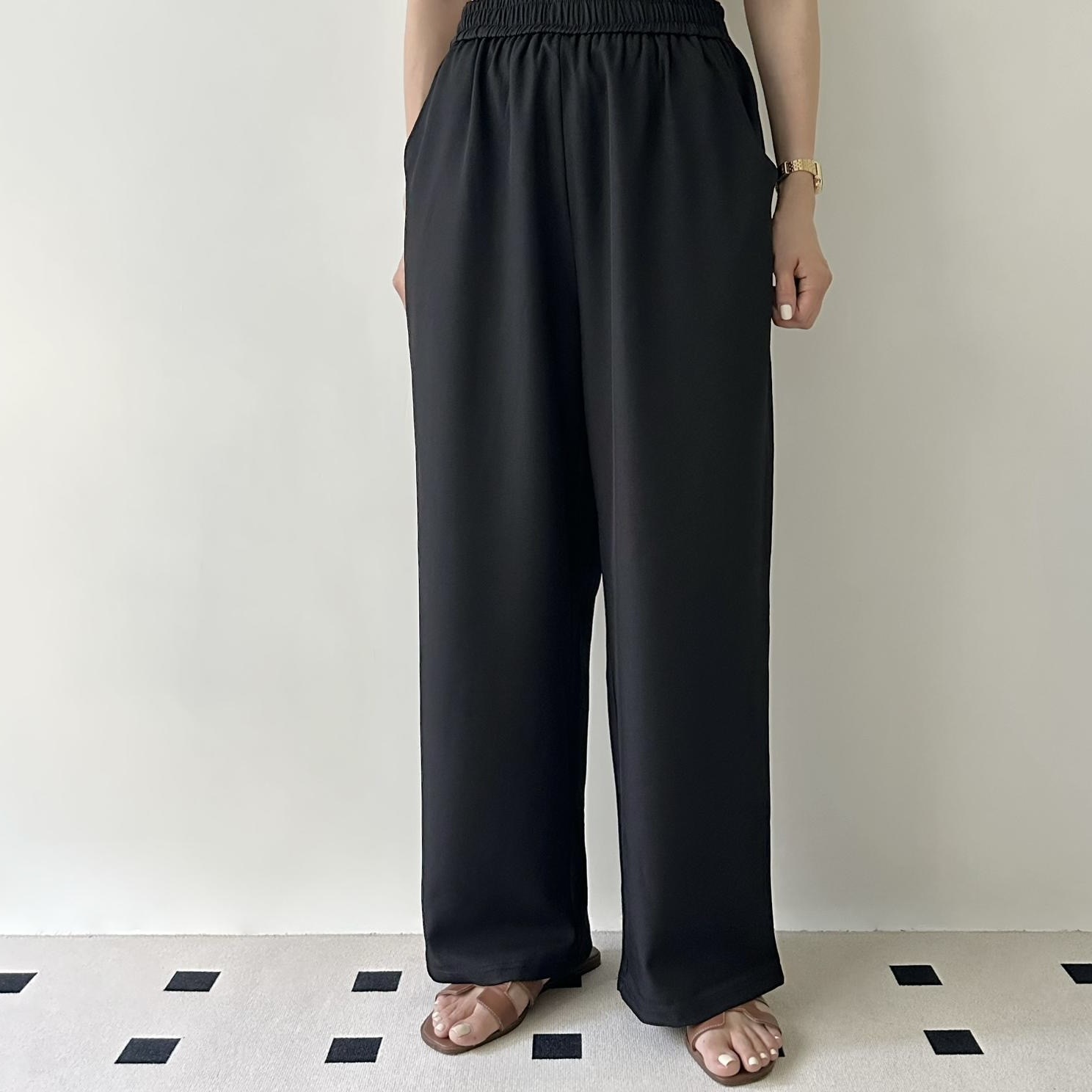 【BONNIE】全橡筋腰寛版西褲