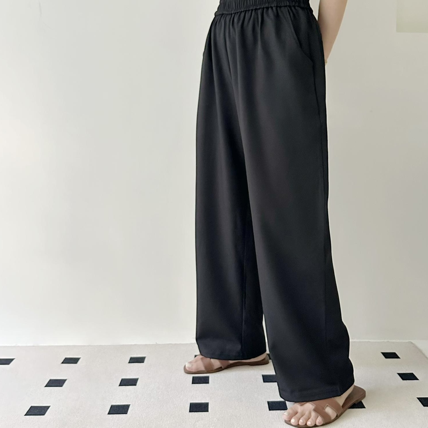 【BONNIE】全橡筋腰寛版西褲 (E134)