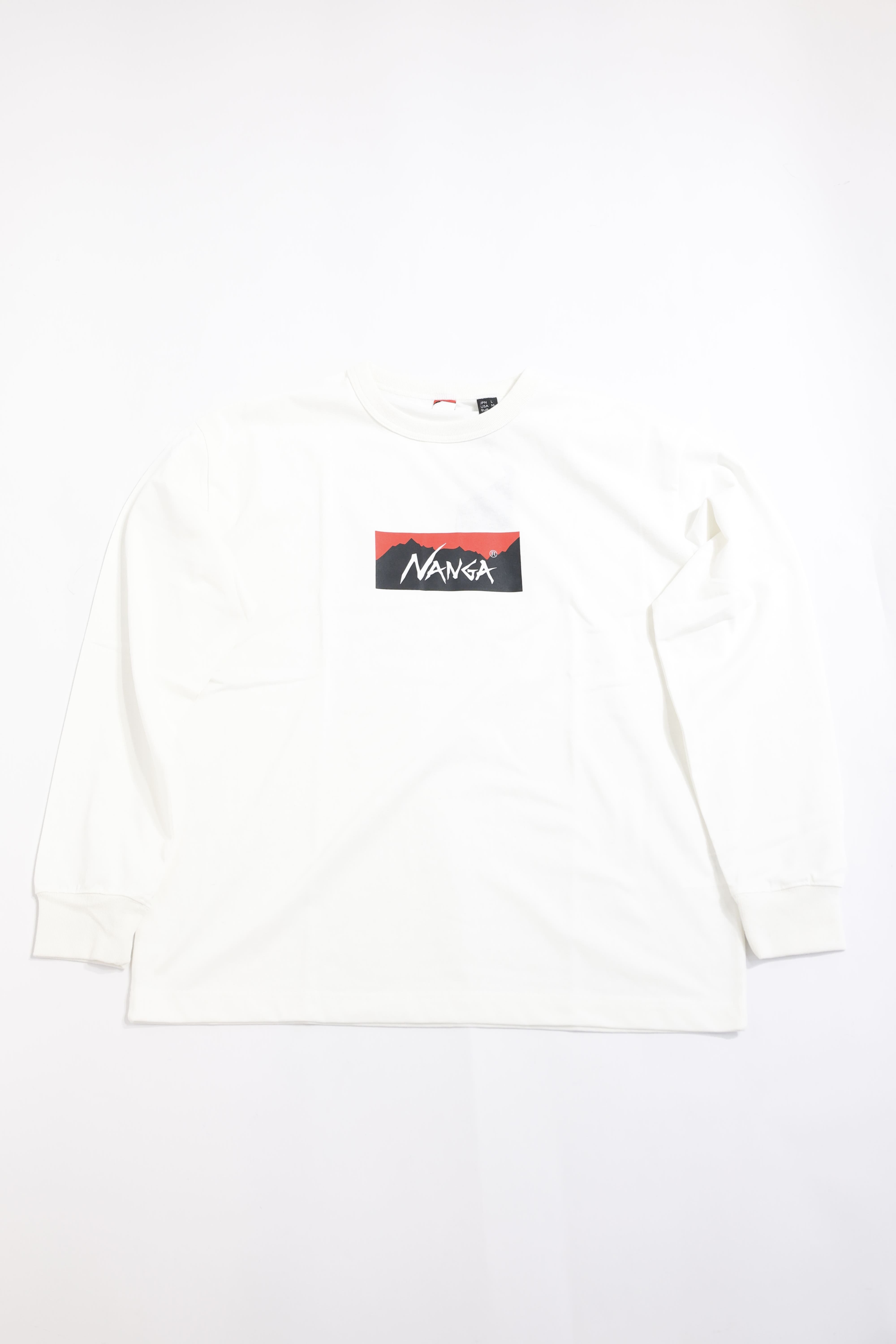 NANGA 男 Eco Hybrid Box Logo L/S 長袖Tee NA12477