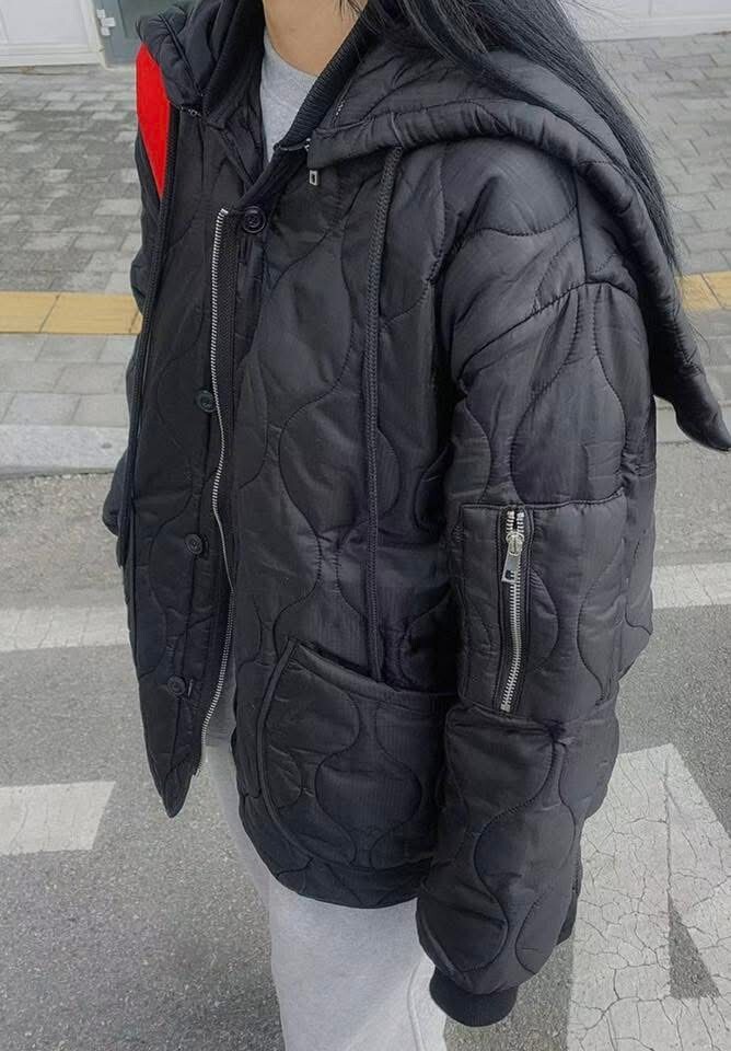 ᴴᴼᵀ ▸▸店長推薦◃◃ 秋冬新款/衍線拼接鋪棉外套  MANIFEST正韓🇰🇷