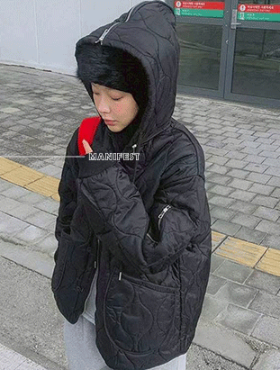 ᴴᴼᵀ ▸▸店長推薦◃◃ 秋冬新款/衍線拼接鋪棉外套  MANIFEST正韓🇰🇷