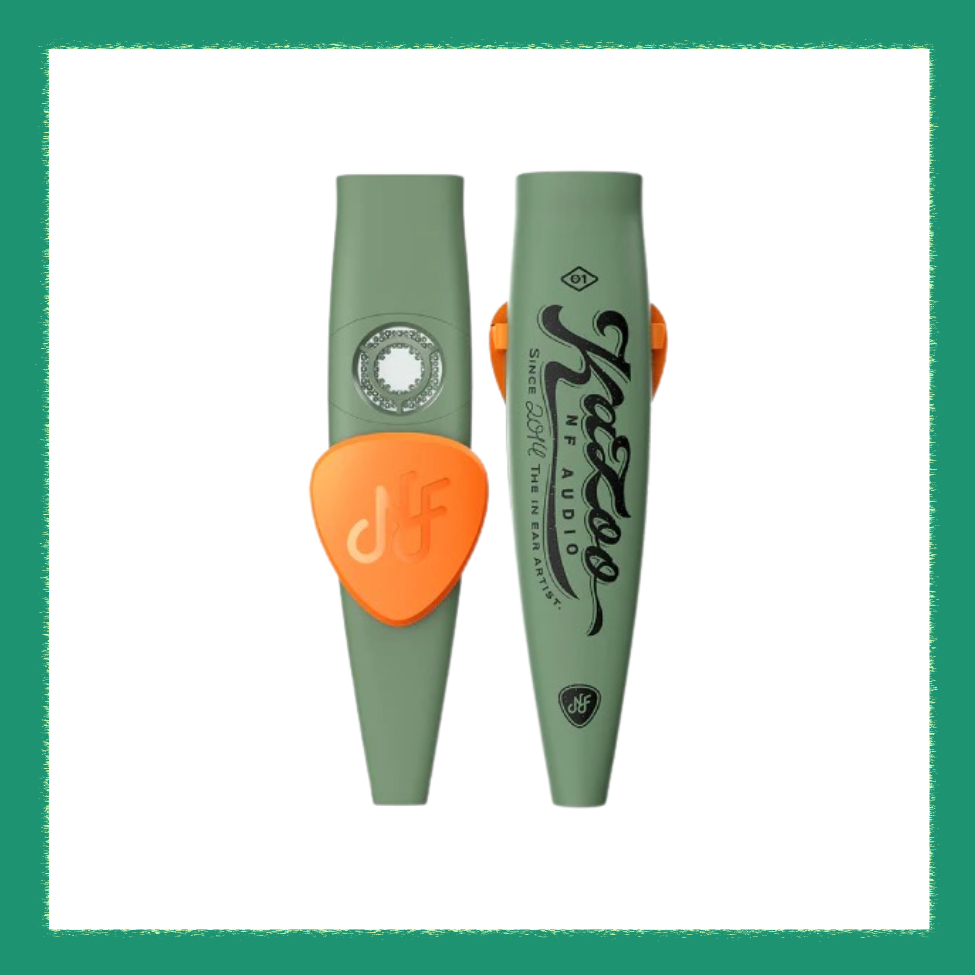 寧梵聲學 NF Audio 卡祖笛 KAZOO 01 PC+ABS材質 磁吸笛膜保護蓋設計 兩段音色 附吊繩 共六色 第 3 張圖片｜三峽錄音 / 音響