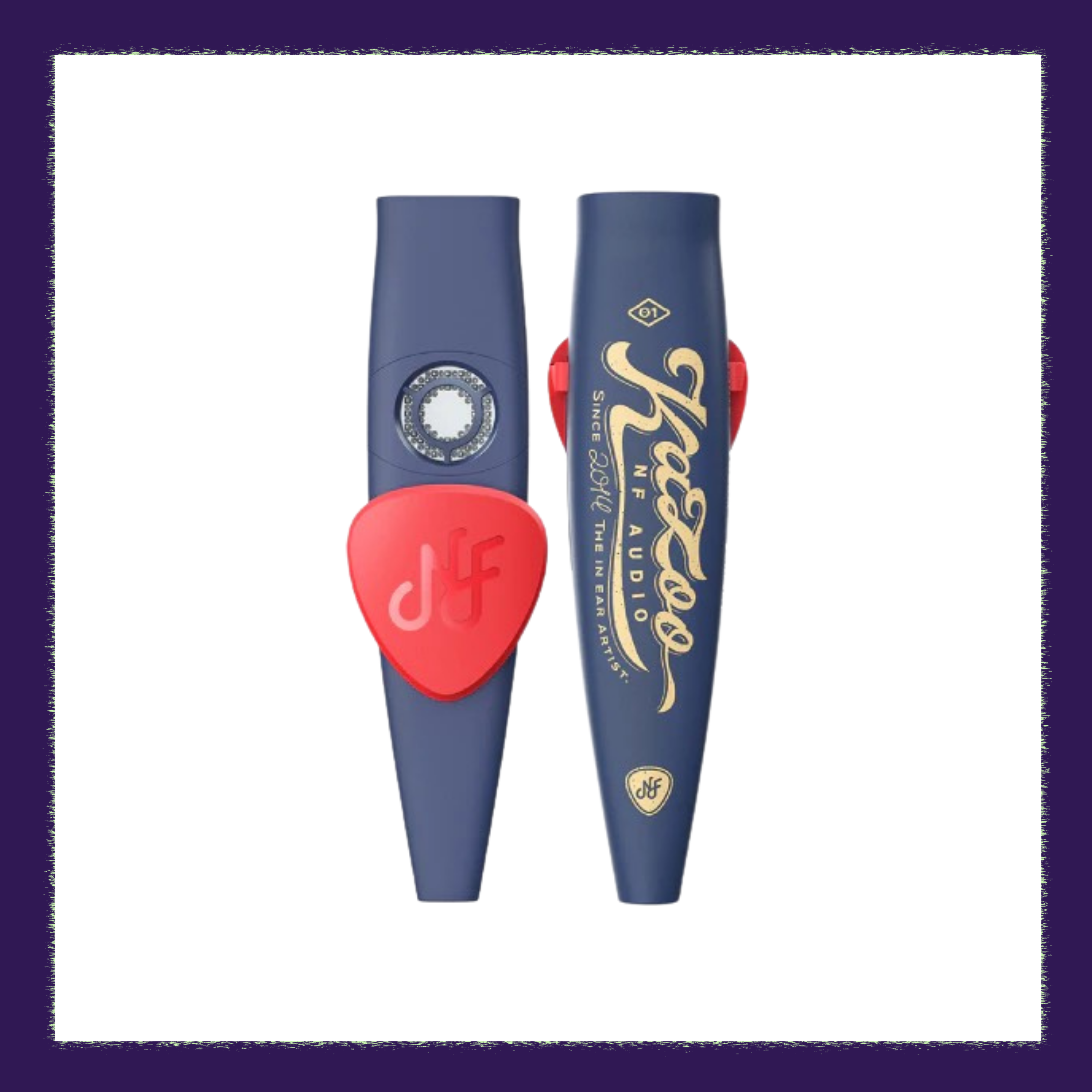 寧梵聲學 NF Audio 卡祖笛 KAZOO 01 PC+ABS材質 磁吸笛膜保護蓋設計 兩段音色 附吊繩 共六色 第 4 張圖片｜三峽錄音 / 音響