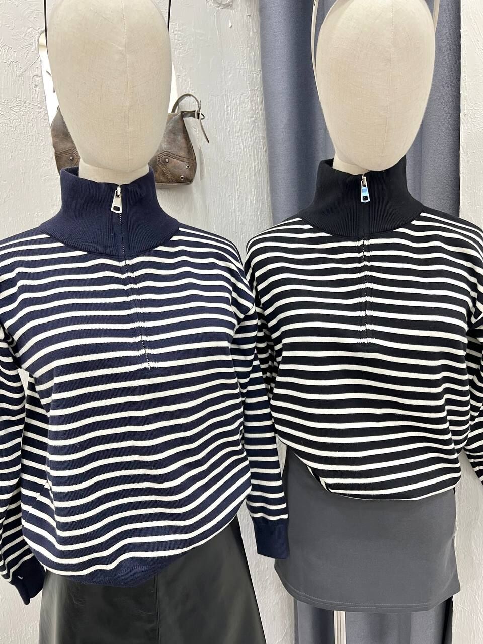 Stripe Long Sleeve Knit