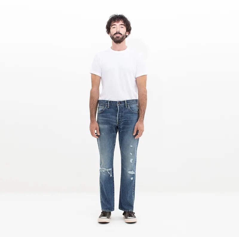 VISVIM 2025 A/W SOCIAL SCULPTURE DMGD-44 JEANS - SIZE 32 / 01 SLIM CUT IN STOCK NOW (現貨發售中)