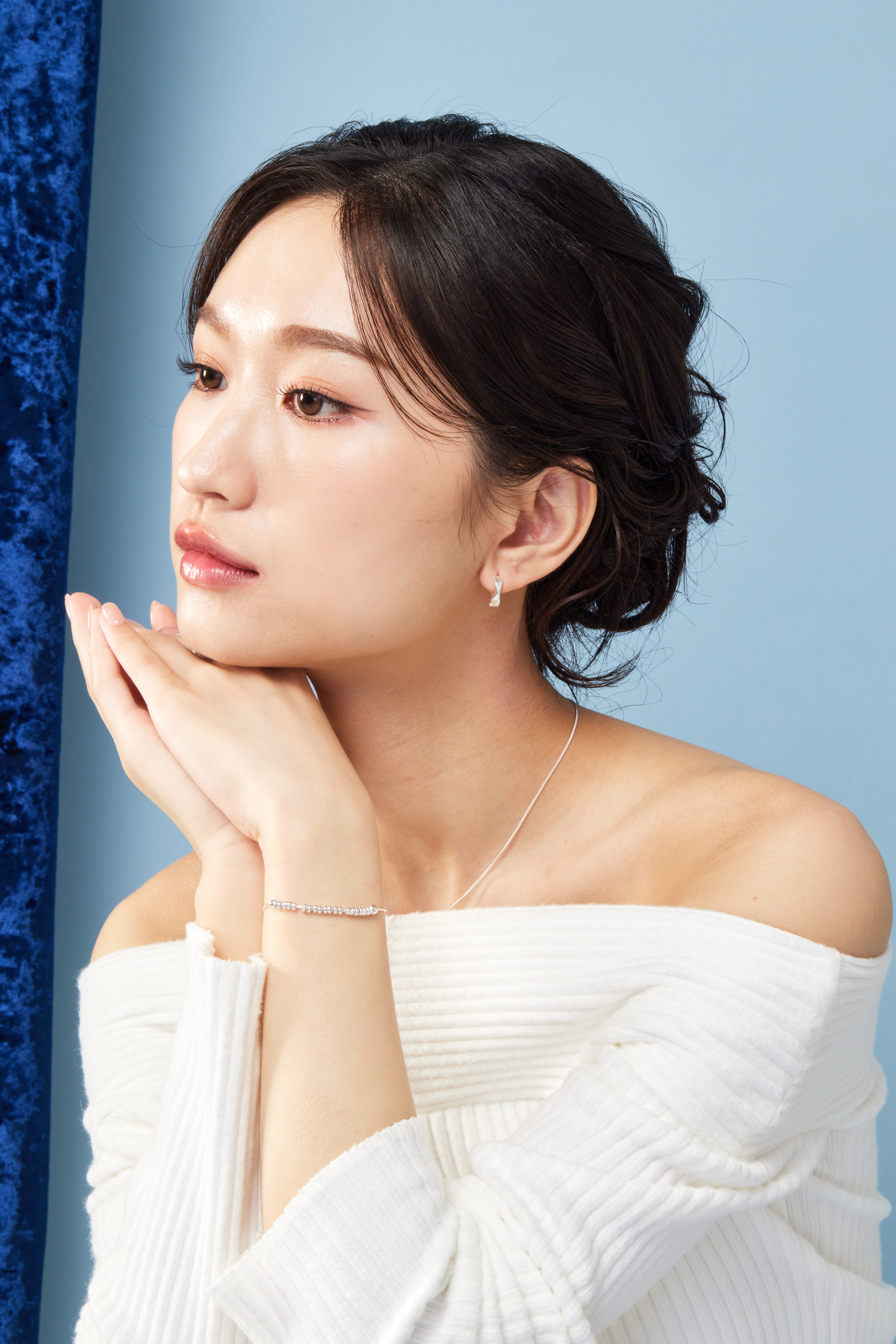 B584 | 純銀圓珠調節手鍊