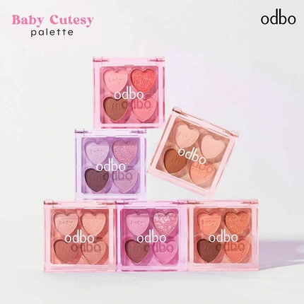 泰國人氣彩妝 Odbo Baby Cutesy Palette 可愛眼影盤