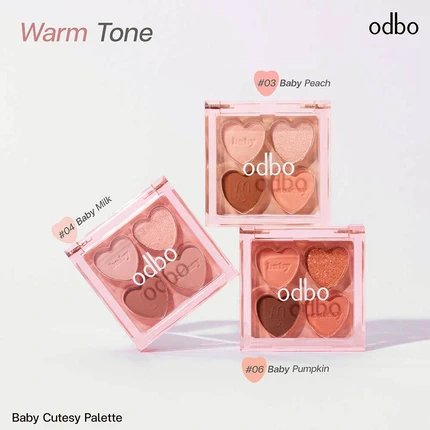 泰國人氣彩妝 Odbo Baby Cutesy Palette 可愛眼影盤
