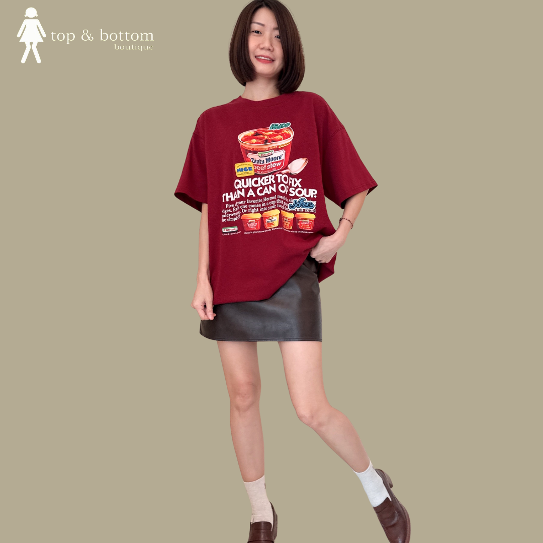 CANNED SOUP OVERSIZE TEE