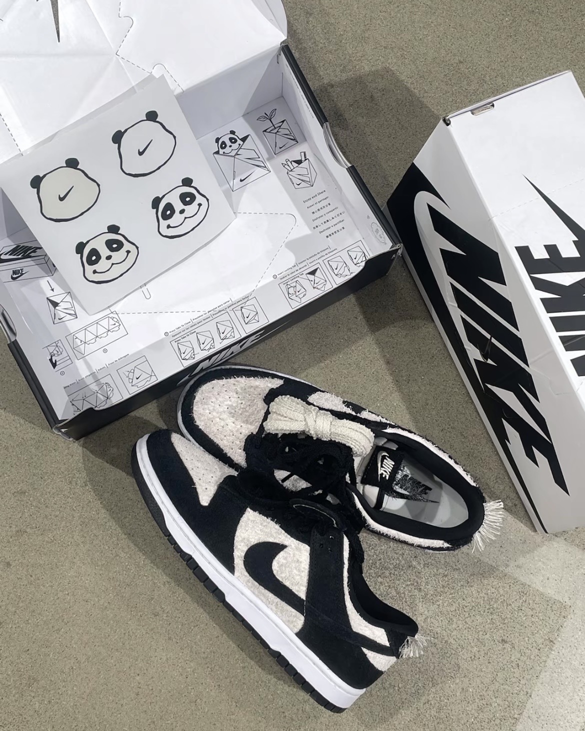 (預訂) Nike Dunk Low -Panda-Monium White Black Suede