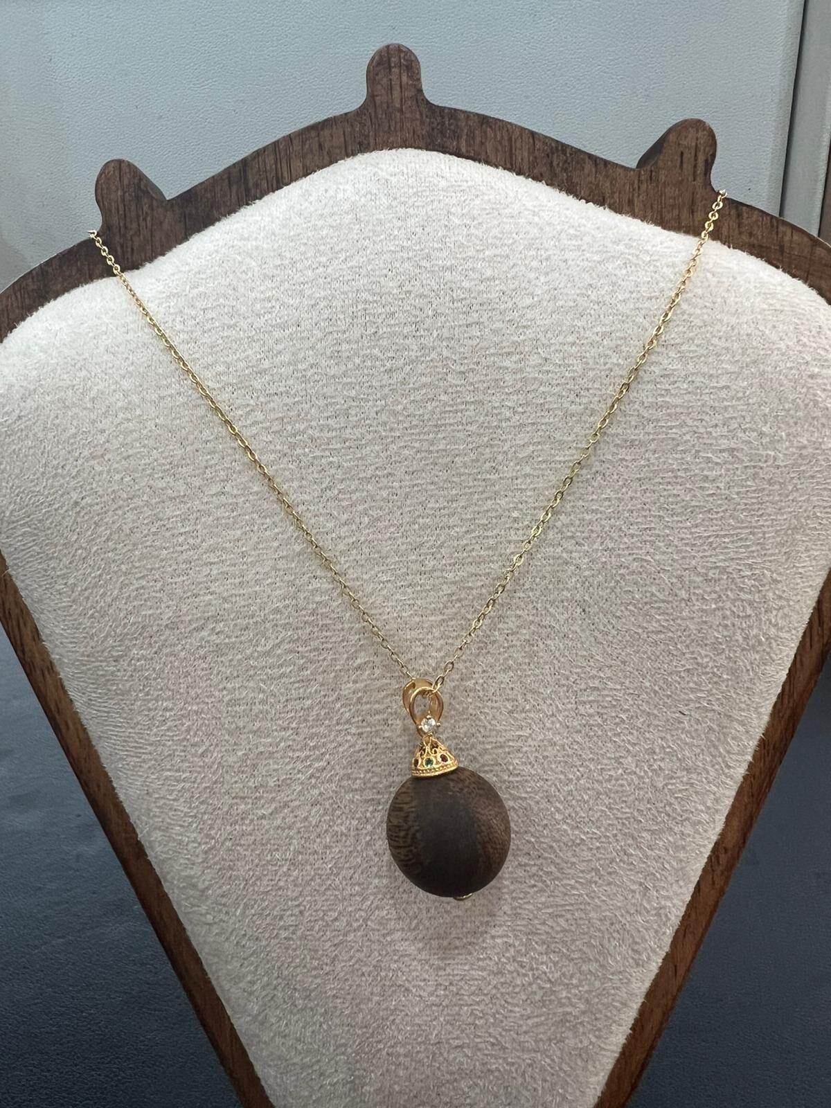 【直播】LL010304 8分沉925圓珠吊墜(連925鏈) 14-15mm