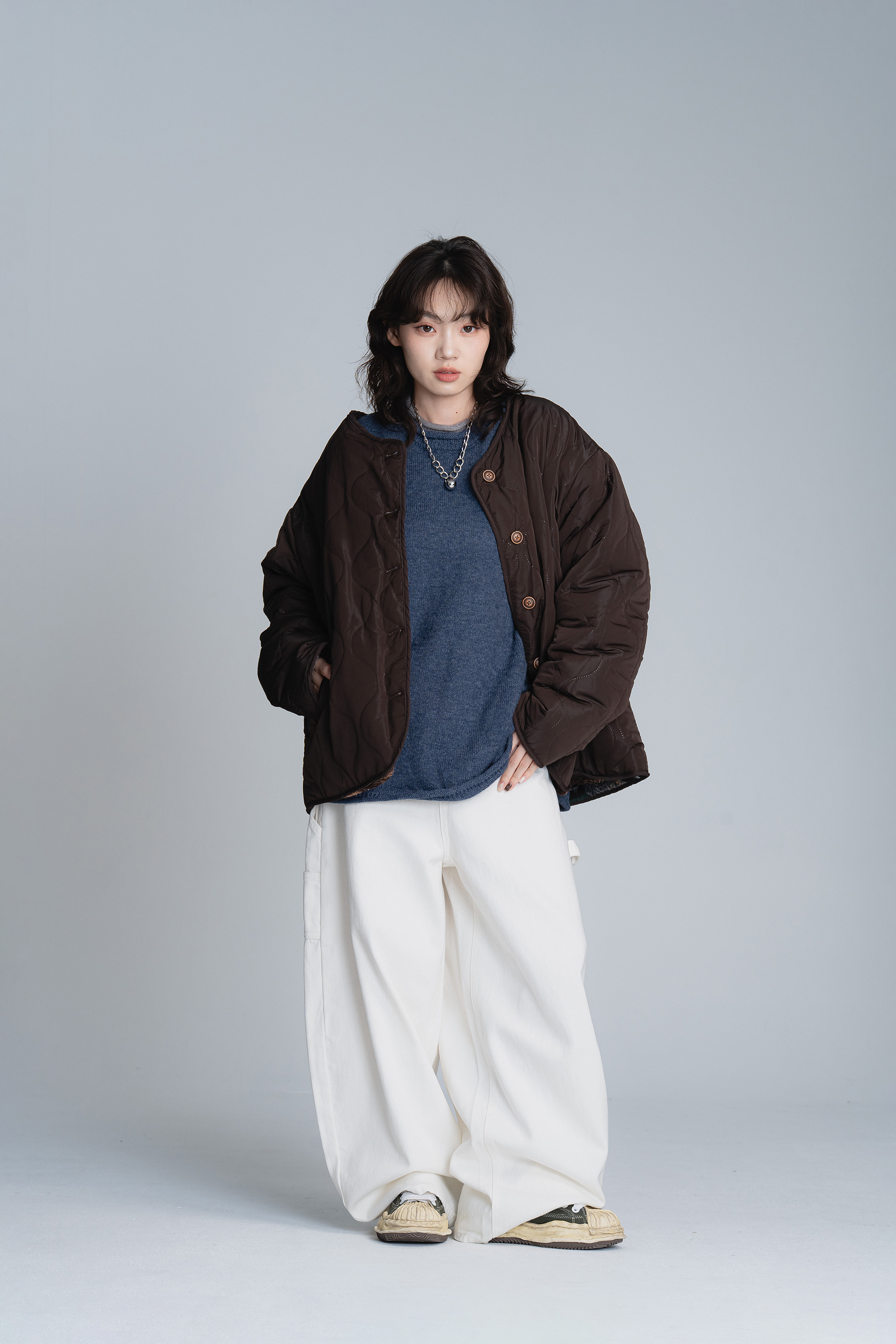 日系葫蘆紋雙面穿外套 2色