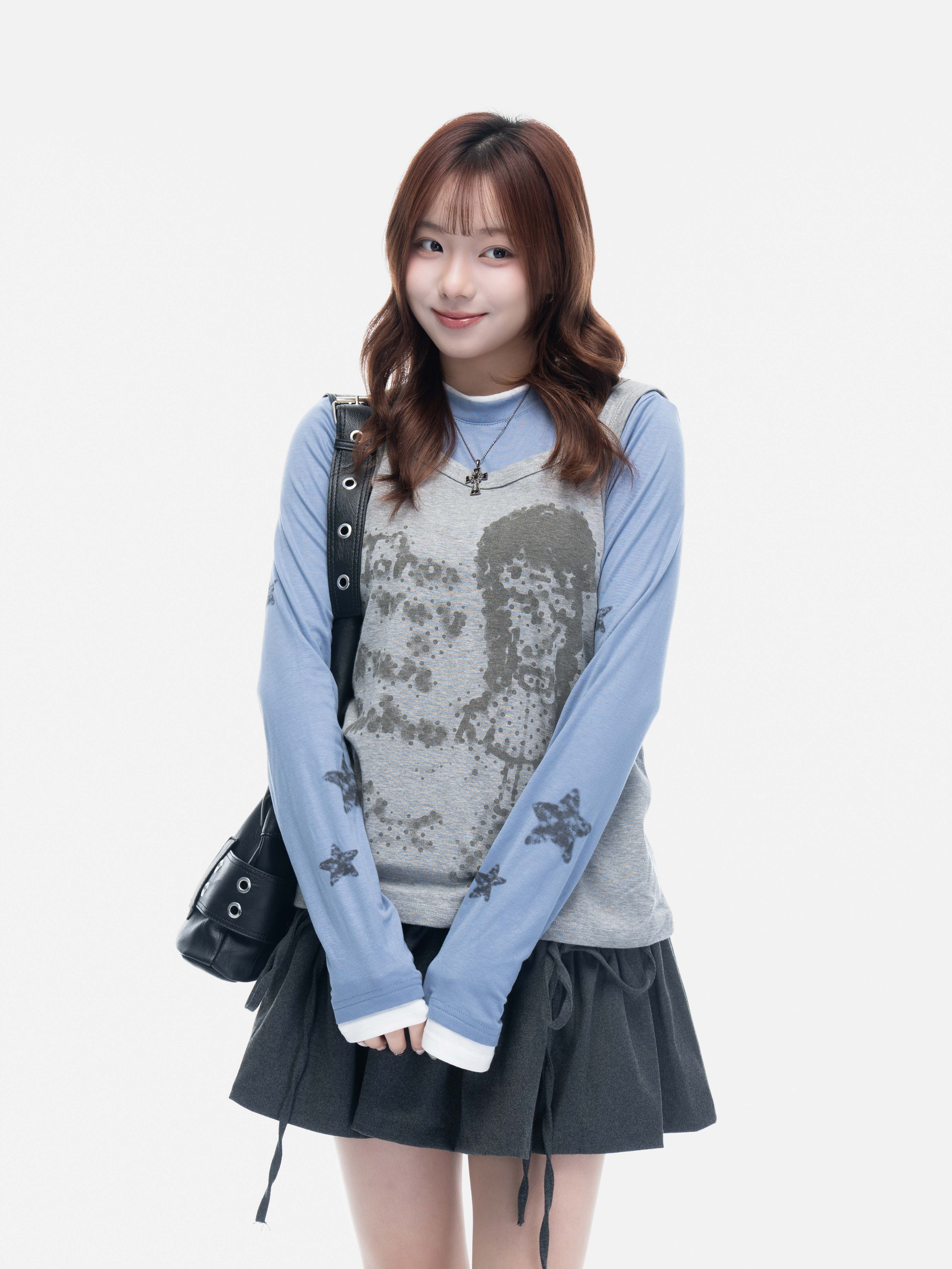 VIVID 8bit 星光 少女 兩件套 背心 薄長袖