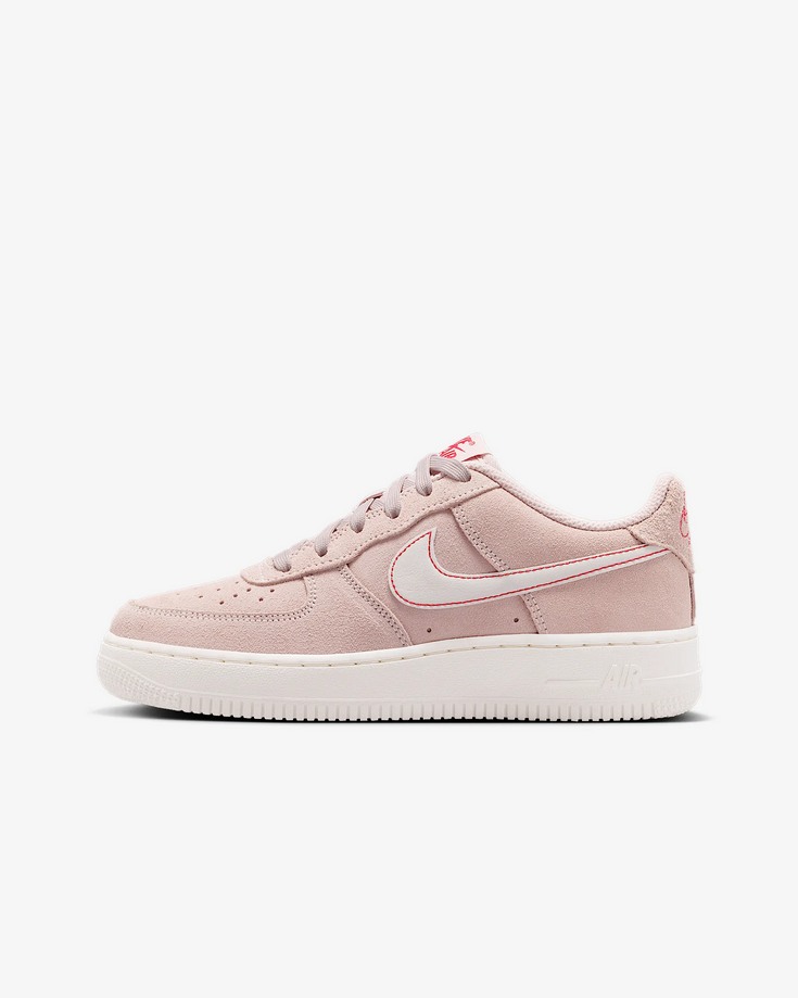 【預訂】NIKE AIR FORCE 1 LV8  麂皮玫瑰粉-GS