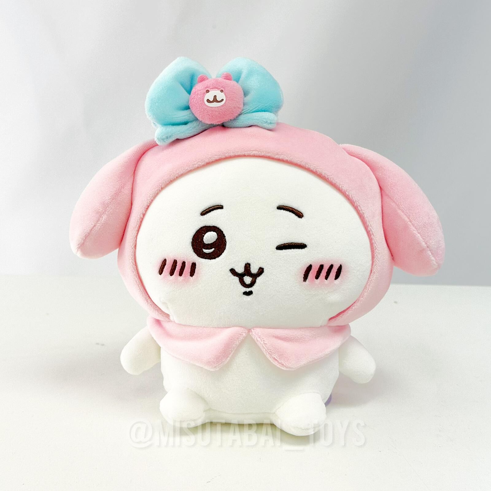 Chiikawa x Sanrio Characters Plush Toy S (Chiikawa & My Melody)
