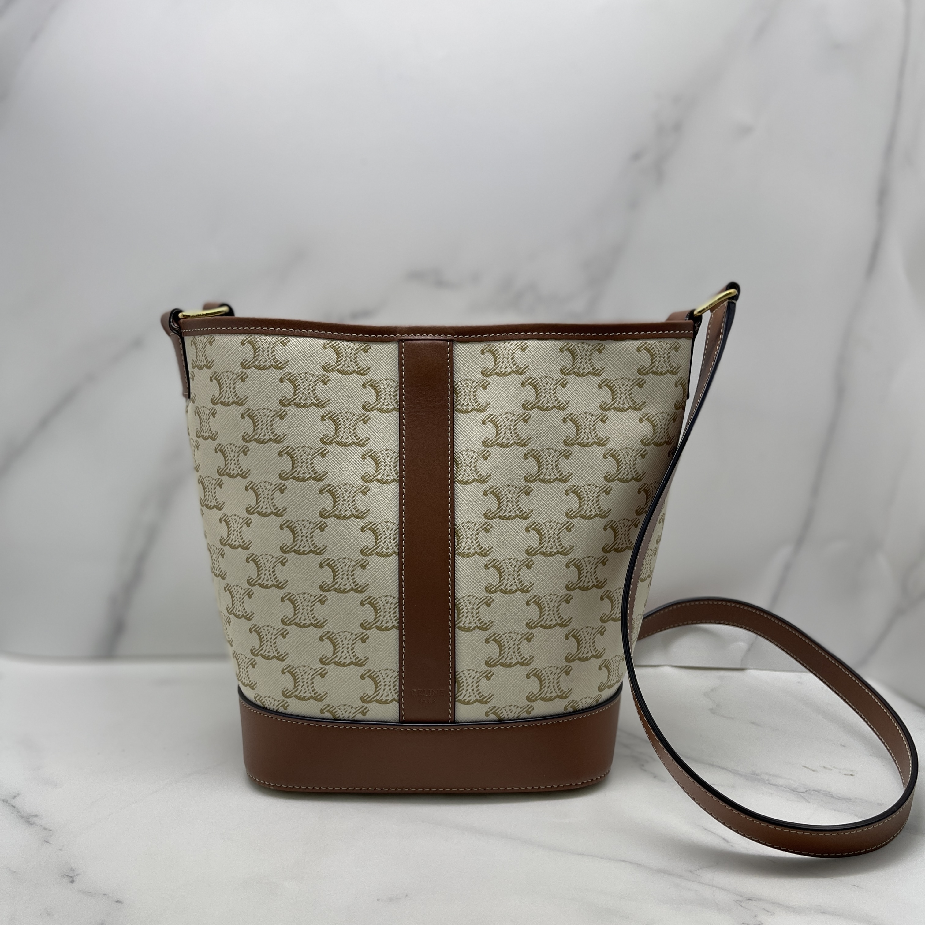 Celine Triomphe Small Bucket