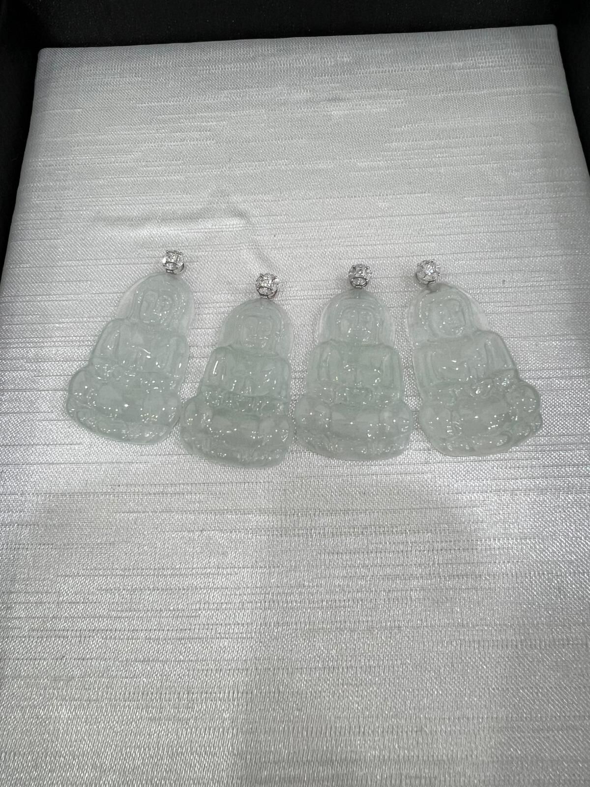 【直播】LL010432 冰種正裝觀音18K吊墜