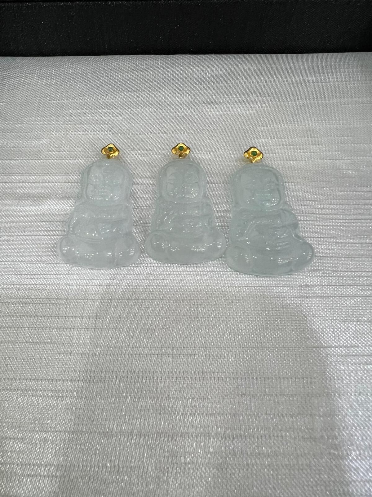 【直播】LL010437 冰種寶寶佛18K吊墜