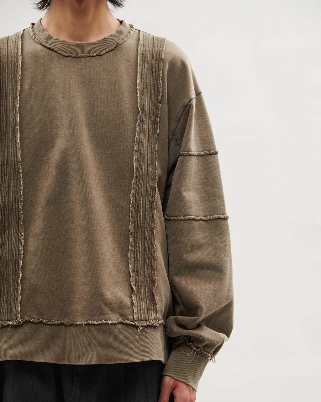 Vacant｜ES0173 - Washed Sweater (Dust)