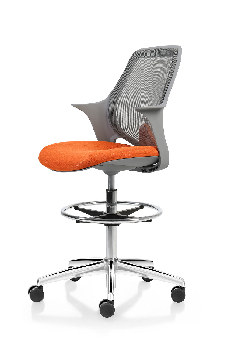 CO Chair™ ｜鋁合金高腳 人體工學吧台椅